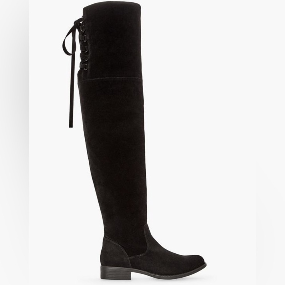 Just Fab Burgundy Suede Boots